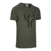 Out-Hunt T-Shirt H logo khaki